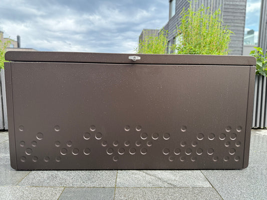 Advarselsboks - Pudeboks Aluminium Sort